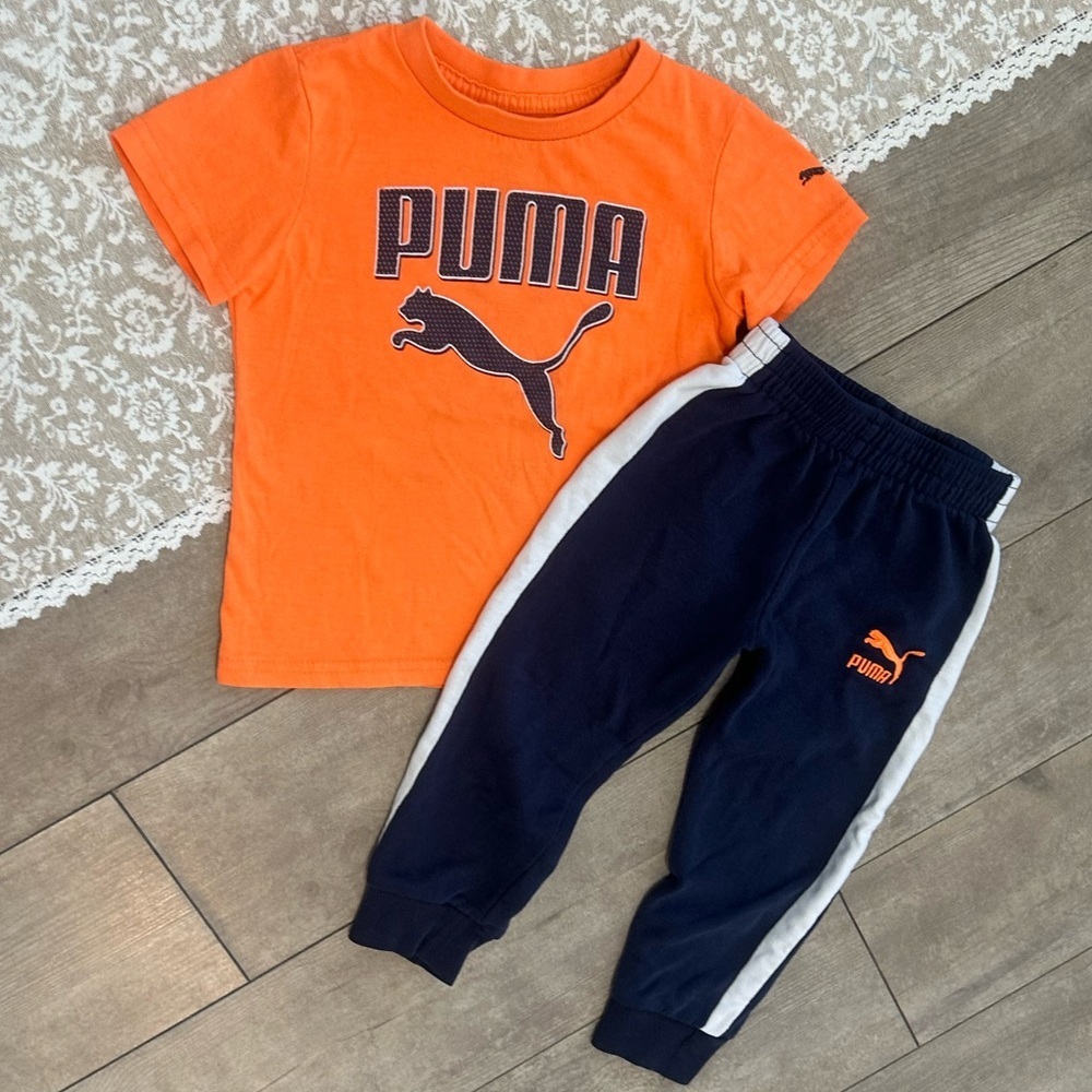 Puma Vibrant Orange Tee